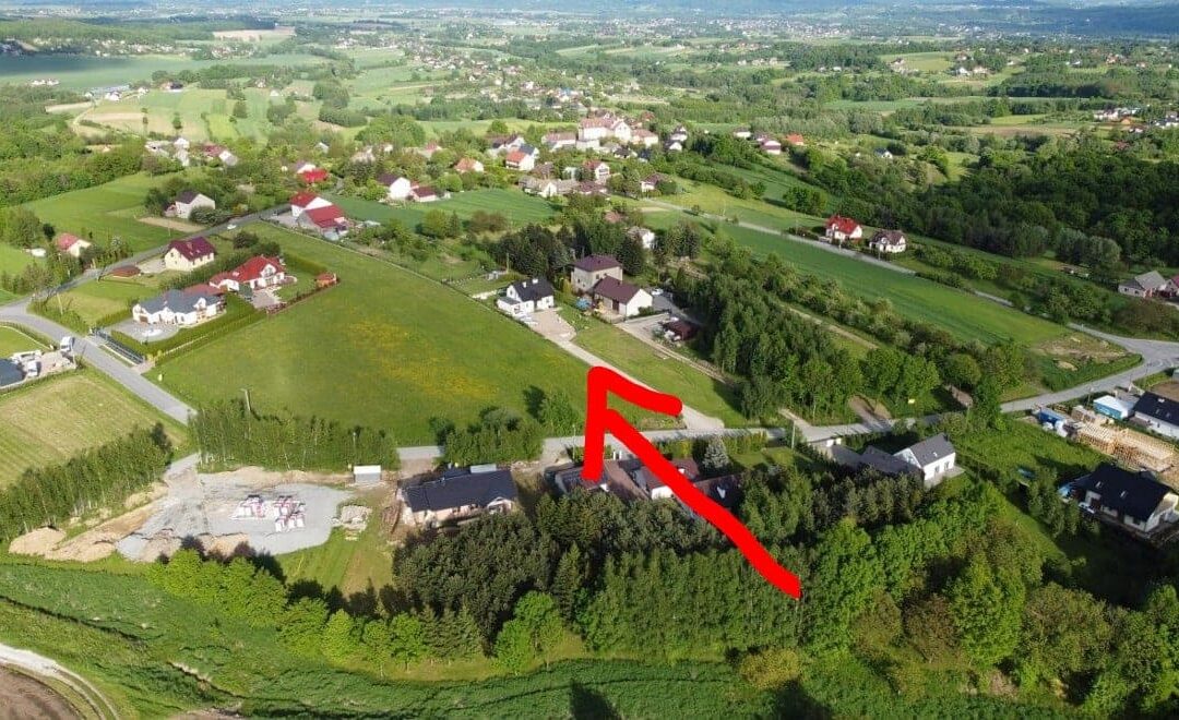 5 działek w Sławkowicach gmina Wieliczka