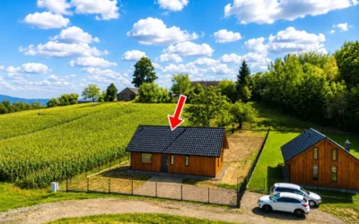 Wyjątkowy dom drewniany w otoczeniu lasu i gór Beskid Wyspowy
