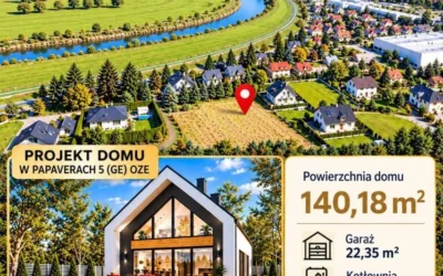 Działka Z Projektem Domu I Pozwoleniem Na Budowę